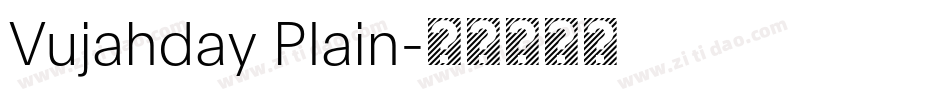 Vujahday Plain字体转换